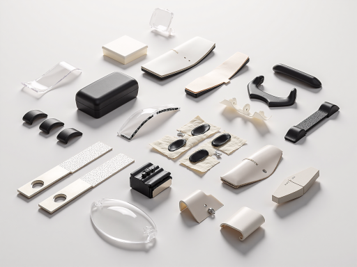 Electronic device housings with sleek design and precise fit, showing attention to detail in manufacturing